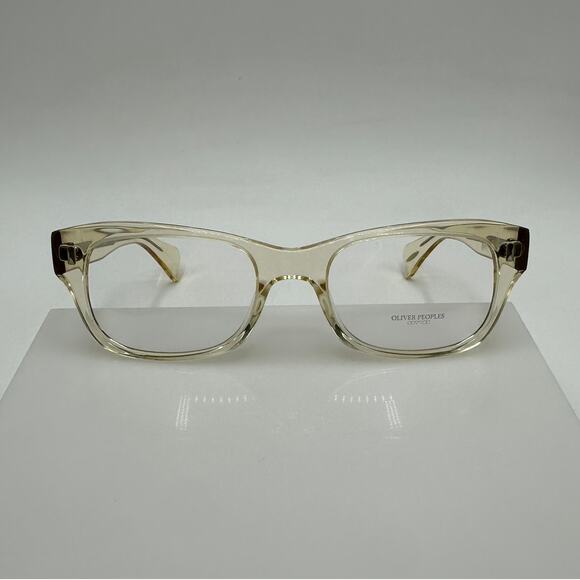 Oliver Peoples Wacks OV5174 1094 Champagne Transparent Full Rim Square 51-19-140 - Picture 1 of 9